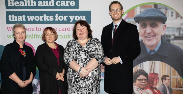 Group of winners from the 2019 Healthwatch network awards