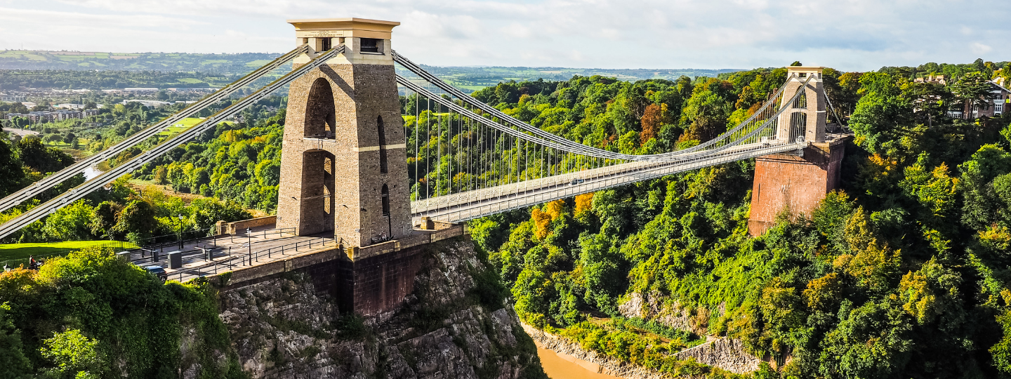 A view of the Clifton Suspension Bridge